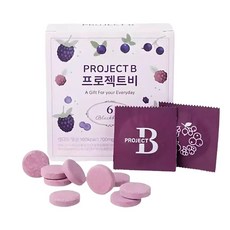블랙베리 6종 고농축 츄어블 비타민C 낙산균 올인원 프로젝트비 1박스 32정, 1세트