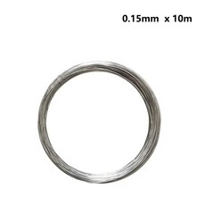 1PCS 직경 0 1 2 0MM 10M 폼 와이어 합금 저항 길이 커팅 가열 니크롬 DS-25, 0 15mm 10M