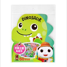 風車圖書 恐龍王國貼紙包，60張FOOD超人貼紙