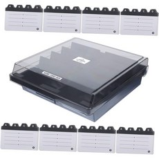 12018693 명함 케이스 거치대 꽂이 Abaodam 보관 오피스용 카드 홀더 책상 정리 디스플레이 랙 다단계 설계로 명함을 깔끔하게 보관하고 수납하기 편리 오가나이저