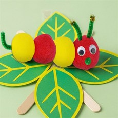 루리노트 미니방울 컬러 폼폼이 50mm, 흰색