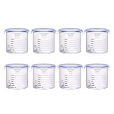 남은 페인트를 내구성 있게 다시 칠하기 위한 뚜껑이 있는 8Pcs 페인트 보관 용기, B