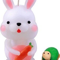 토끼와 거북이 양초 양초파라핀