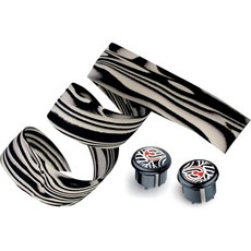 Cinelli 씨넬리 tineri 바테이프 지브라 리본 블랙 607013000002, Cork, White/Black Zebra, 1개