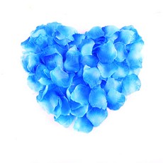 100장 꽃잎 장미잎 조화 청혼, Blue, 1개