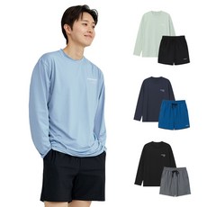 슈가비치 남여 공용 긴팔 래쉬가드 보드숏 세트 BH25-11 수영복
