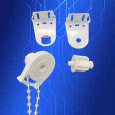 콤비블라인드 수리 부속품 줄 마개 브라켓 롤스크린, 28mm 소형 투명 진주 커튼, 1개