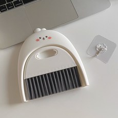블레 새학기 초등 책상 미니 빗자루 세트, 화이트, 2개