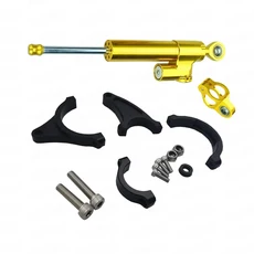 【업그레이드】 Kaabo Wolf Warrior 11인치 스티어링 댐퍼 King GTR 부품, 09 Gold