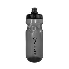 YouGuoLe 擠壓式運動水壺, NEW拉嘴蓋透灰, 1個, 650ml