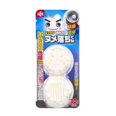 LEC激落君 排水口清潔錠2入組 水槽清潔劑 除臭防堵塞 清洗錠, 1個, 60g
