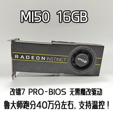 AMD MI50 16G 公版渦輪改鐳射 VII PRO BIOS 遊戲 AI 深度學習獨立顯卡, 1個, Mi 50改鐳7 Vii PRO黑色渦輪