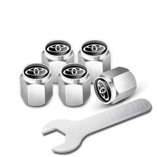 밸브캡 액세서리 장식 캡 금속 에어캡 마개 밸브 커버, 토요타, 1개