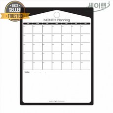 세이랩 마그피아 유리부착 먼슬리 스케줄보드 300x400 자석 달력형 플래너 월간