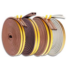 自黏式隔音條 雙條式防撞條 門縫條 氣密條 窗縫條, I型_黑色, 1個