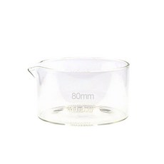 80ml 평바닥 유리 증발접시 액체 수용액 건조 결정 돌봄 용기 실험장치 농축 실험실 보호용품 화학실험