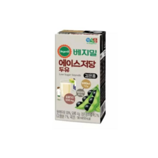 베지밀 에이스 저당두유 80팩, 190ml, 80개