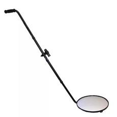 차량하부 반사경 보안 수리 탐지경 정비소 공장 원형 블록 하부 감지 반사판, 1개