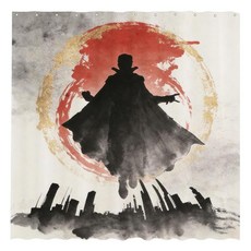 FunnyTREE 트리 SUPER 슈퍼hero Strange RETRO 레트로 CITY 시티 Shower Curtain 72\"x72\" (Hooks Not Included) -