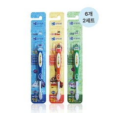 아가애 로보카폴리 피규어 캐릭터 어린이 칫솔 폴리+헬리+로이 세트, 3종세트, 3개입, 2개