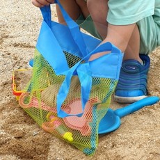 꿀이맘 모래놀이 장난감 네트가방 소형 물놀이그물망