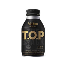 맥심 티오피 275mL 더블랙 4캔/TOP캔커피, 4개