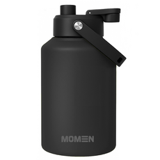 모멘 그랜드 대용량 캠핑물통 아이스팟 워터저그, 블랙, 1개, 3.8L