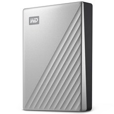WD 2TB 마이패스포트 울트라 실버 휴대용 외장 하드 드라이브 HDD USB-C 및 USB 3.1 호환 - WDBC3C0020BSL-WESN 376747