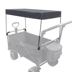 露營車配件 防蚊帳 露營推車頂棚享受舒適露營體驗, 黑色頂棚, 1個