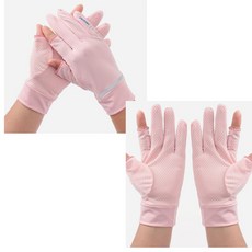 여성 여름 헬스 운동 핑거리스 손가락 장갑 반장갑 핑크