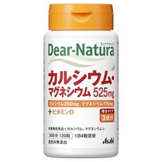 Asahi 朝日 Dear Natura鈣鎂補充錠 525mg, 1罐, 120顆