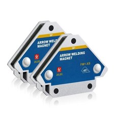 2PCS 핫 12.5KG 자기 용접 홀더 각도 솔더 화살표 자석 해결사 포지셔너 페라이트 보유 보조 로케이터 도구