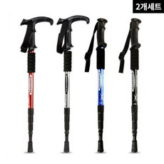 접이식 4단 등산스틱 T자형 일자형