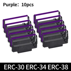 호환 잉크 프린트 리본 엡손 ERC30 TM-U220PD U230 M188B ~ 팩, 02 Purple-10pcs