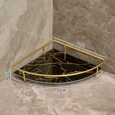 대리석 원형 회전식 진열대 정리대 향수 화장품 골드, U01KT0RBRFMB7AD6FZHD2RCCNQ-002, B. 골드 1단 삼각대