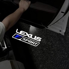 스포츠 자동차 도어 웰컴 라이트 프로젝터, 1개, 8. LOGO A