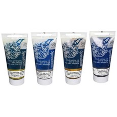 스피드볼 수용성 금속 블록 인쇄 잉크 세트 - 새틴 마감 처리된 4가지 무지개색 - 1.25 FL OZ 튜브