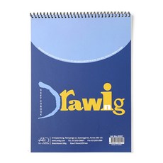 미술용품 아트앤디자인 (1개입) 상철 28매200g D001 드로잉스케치북 A4