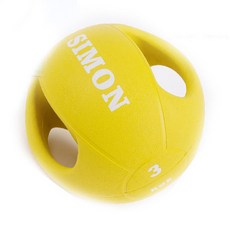 사이먼 핸들 메디신볼 복근운동 근력강화, 3kg, 1개