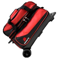 Ebonite Transport II 雙球拉桿式保齡球袋 (多色任選-代理商公司貨), red, 1個