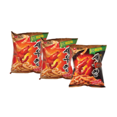 농심 새우깡 해피팩 3번들 매운새우깡 70g 1개 + 새우깡 70g 2개, 3개