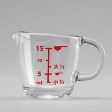 【INOMATA日本原裝】可愛量杯 刻度量杯 迷你量杯 日本製, 1個, INOMATA 可愛量杯, 透明, 15