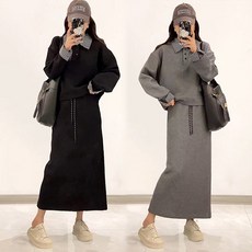 헬리꽁땡 [루미루나]반오픈카라라인상하세트(색상선택)