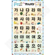 사운드 벽보 룰루랄라 가나다 520 x 765 1P 유아벽보