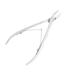 Staleks Expert 60 네일 니퍼 12mm - 힐이 없는 스트레이트 엣지 정밀한 페디큐어를 위한 길쭉한 그루브 핸들 223923, NE-60-12