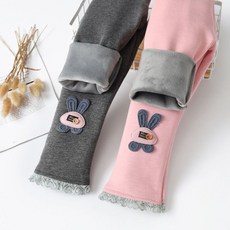 【秋冬兒童保暖褲子】女童純棉打底褲新款中小童寶寶春秋冬加絨褲子兒童一體絨外穿長褲