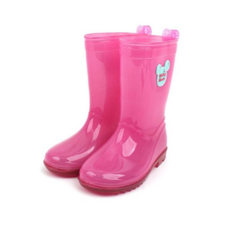 어린이여름용품 미키 와펜 어린이장화 반투명 레인부츠 MK0236