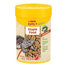 Sera 澤箱龜主食飼料 Nature 澤龜 水龜 箱龜 烏龜主食 100ml-250ml, 1個, 250ml