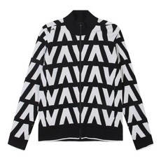 볼빅 어패럴 여성 골프 전판 패턴 방풍 니트 풀집업 VLMSMA10_BK 2497583