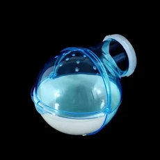 새로운 햄스터 닭장 외부 파이프라인은 무작위로 접합될 수 있습니다 DIY 조경 디자인 파이프 햄스터 케이, 01 빠른, 05 Bathroom Blue